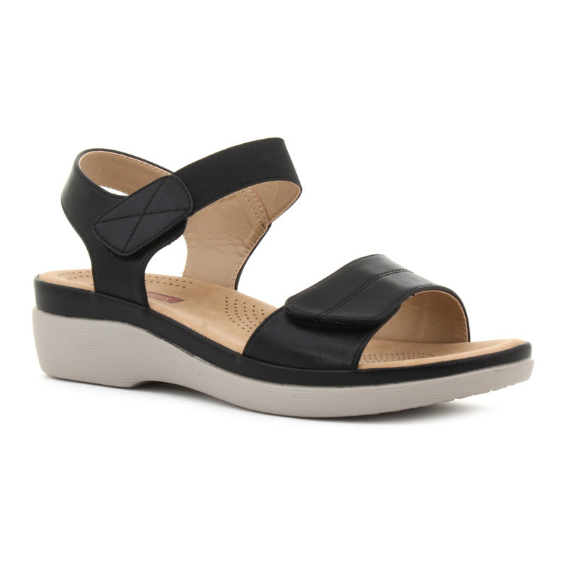 Womens Caroline Velcro Sandal - TENDER TOOTSIES - Tootsies Shoe Market - Sandals