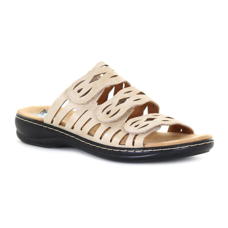 Womens Daisy 3 Strap Velcro Sandal - TENDER TOOTSIES - Tootsies Shoe Market - Sandals