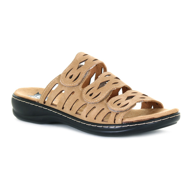 Womens Daisy 3 Strap Velcro Sandal - TENDER TOOTSIES - Tootsies Shoe Market - Sandals