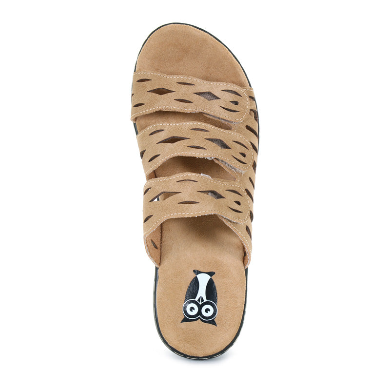 Womens Daisy 3 Strap Velcro Sandal - TENDER TOOTSIES - Tootsies Shoe Market - Sandals