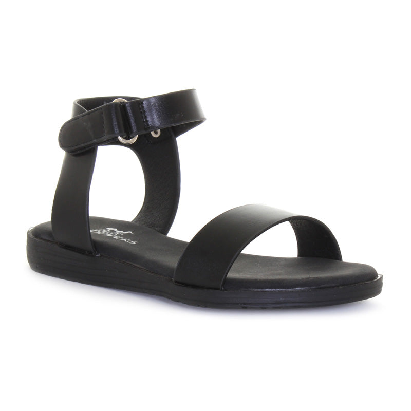 Black poppy sandals 2025
