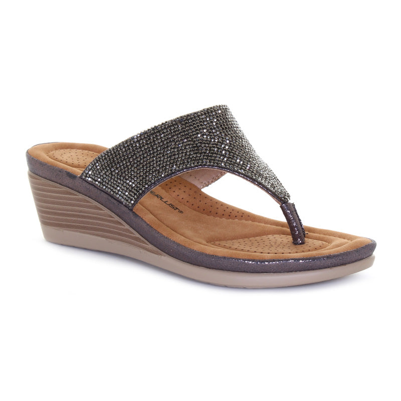 Womens Suzy Thong Sandal - WANDERLUST - Tootsies Shoe Market - Sandals